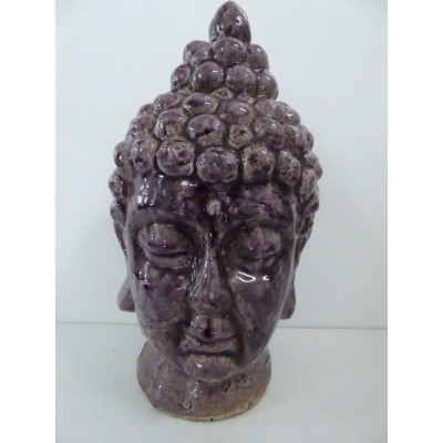 Cabeza Buddha Purple 32 cm