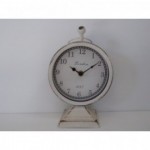 Reloj Sobremesa Forja Blanca 23 cm